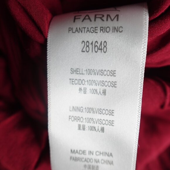 Farm Rio Womens Dress Small Red Polka Dot Embroidered Maxi Mixed Dot - Picture 4 of 13